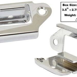 Trava do Assento Reclinavel Traseiro (Inox) Ford Mustang 1967 - 1970  (Par)