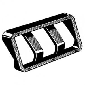 Borracha/Guarnição da Carcaça da Luz Traseira ao Corpo Ford Mustang 1967 - 1968